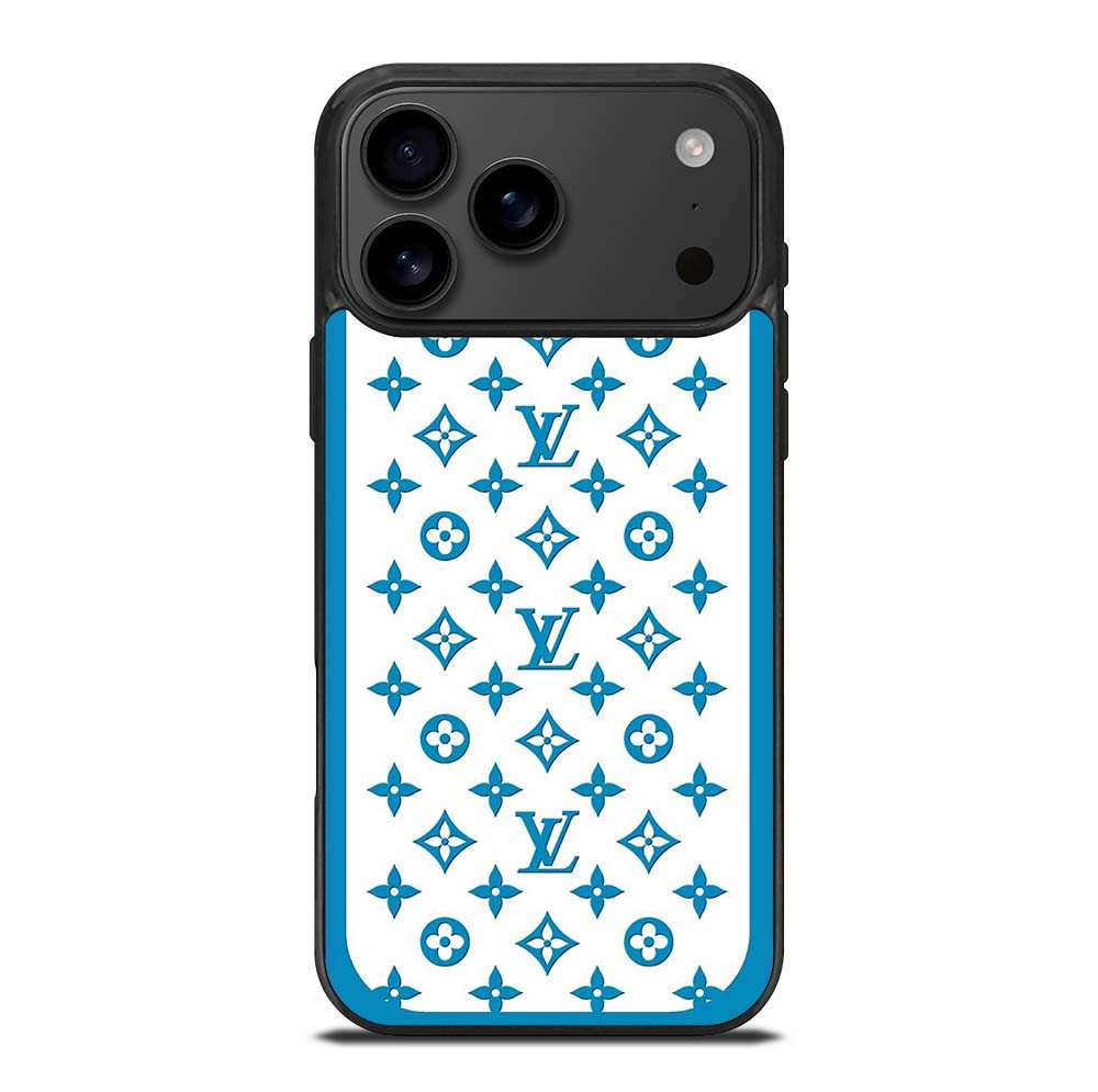 LOUIS VUITTON PATERN ICON LOGO BLUE iPhone 17 Pro Max Case Cover